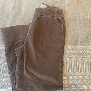 Taupe cord trousers